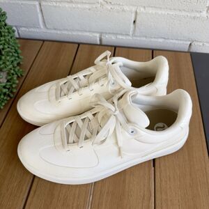 Lululemon Cityverse White Leather Casual Minimalist Sneakers Shoes  Women’s 10